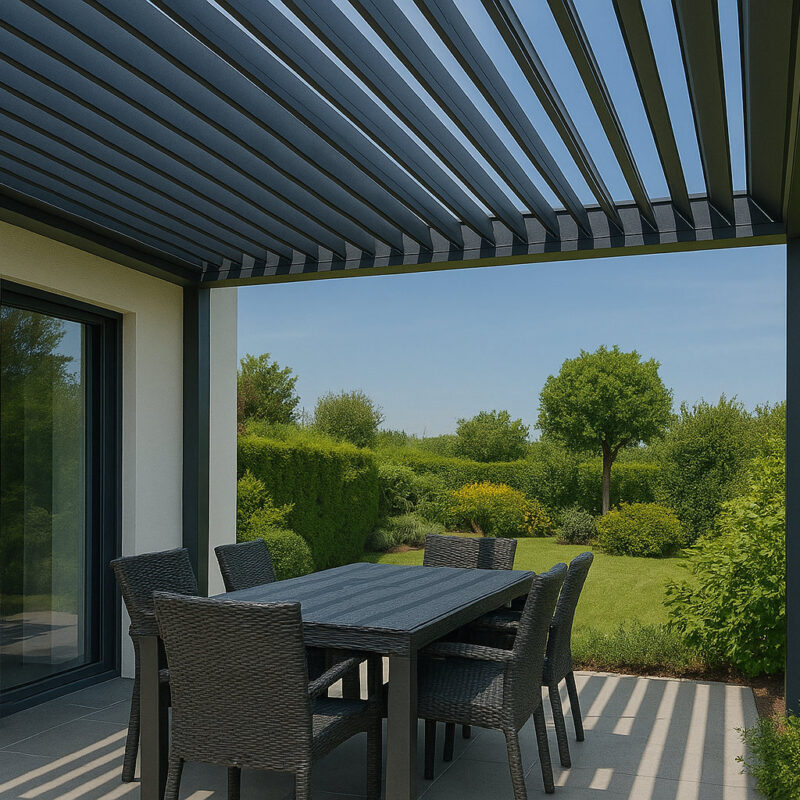 Lamellen-Pergola