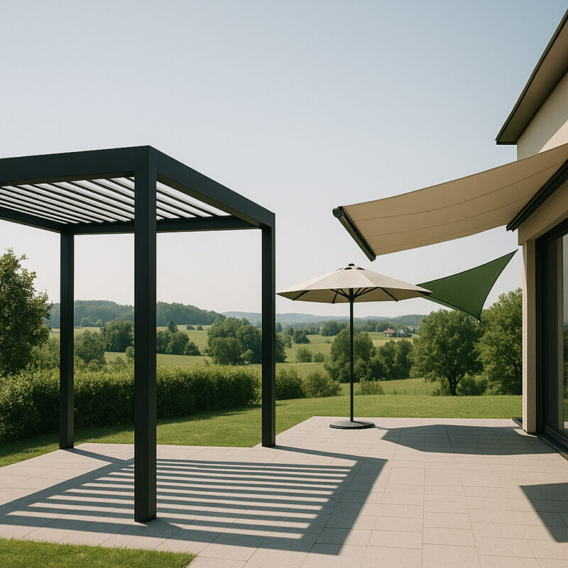 Sonnenschutz für die Terrasse Varianten